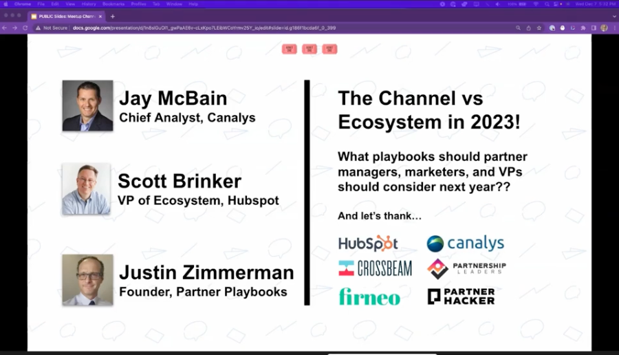 🎟️ Meetup: Channels vs Ecosystems In 2023