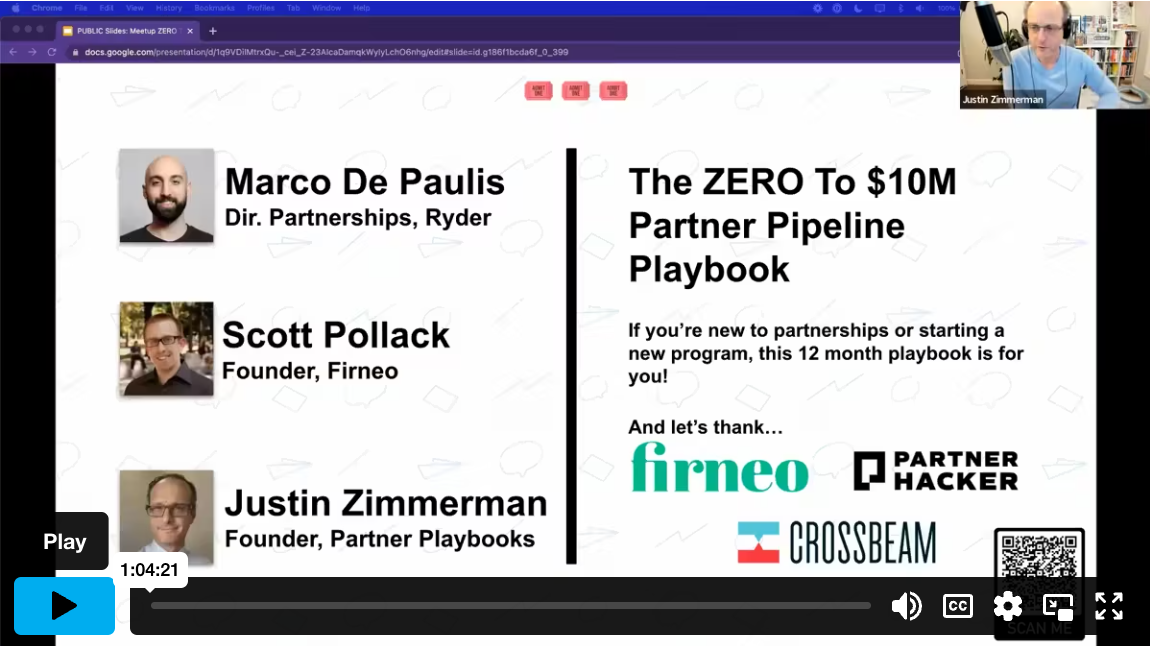 🎟️ Meetup: ZERO to $10M Partner Pipeline Playbook