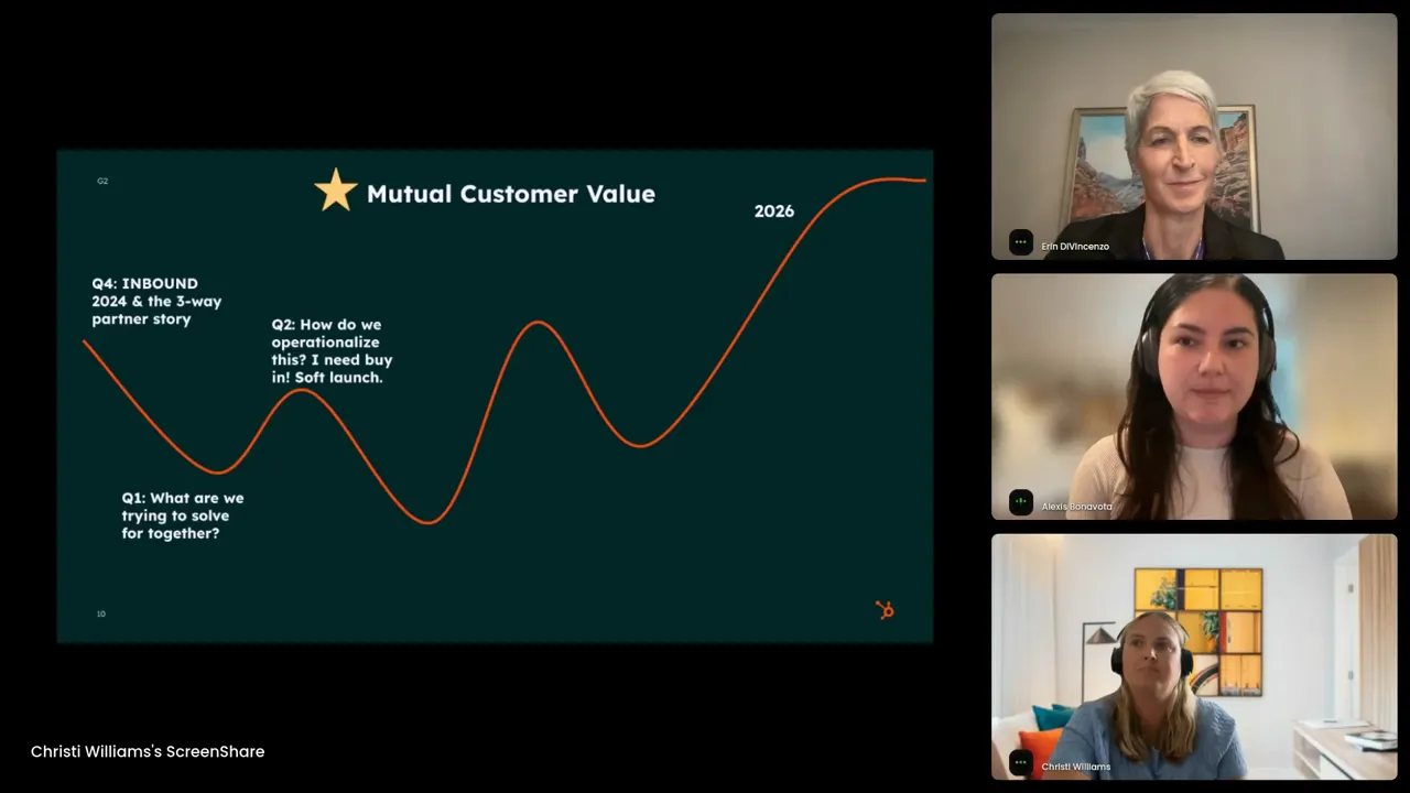 Slide on mutual customer value as North Star