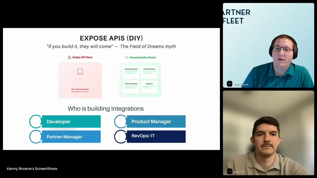 Developer using API keys and documentation in a portal